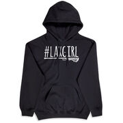 Girls Lacrosse Hooded Sweatshirt - #LAXGIRL