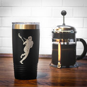 Girls Lacrosse 20 oz. Double Insulated Tumbler - Player Silhouette