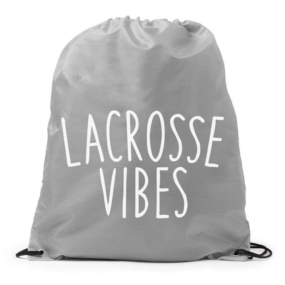Girls Lacrosse Drawstring Backpack - Lacrosse Vibes