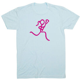 Lacrosse T-Shirt Short Sleeve Neon Lax Girl