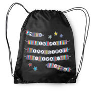 Girls Lacrosse Drawstring Backpack - In My Lax Girl Era