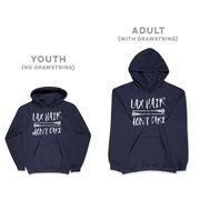 Girls Lacrosse Hooded Sweatshirt - Lax Hair Don't Care