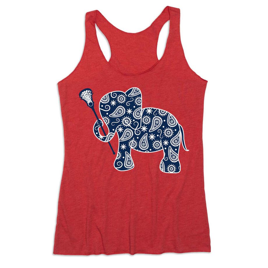 Girls Lacrosse Women's Everyday Tank Top - Lax Elephant