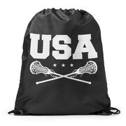 Girls Lacrosse Drawstring Backpack - USA Girls Lacrosse