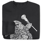 Girls Lacrosse Crewneck Sweatshirt - Lax Turtle