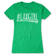 Girls Lacrosse Women's Everyday Tee - #LAXGIRL