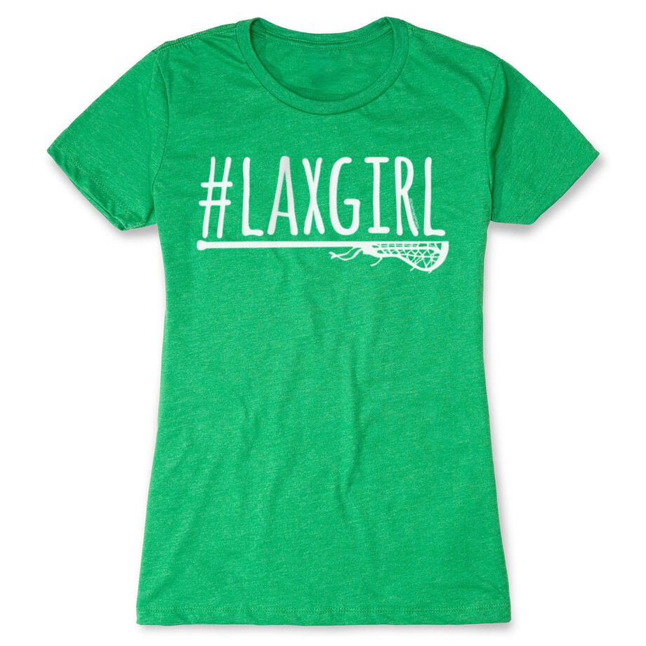 Girls Lacrosse Women's Everyday Tee - #LAXGIRL