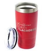 Lacrosse 20oz. Double Insulated Tumbler - Caffeine, Chaos and Lacrosse