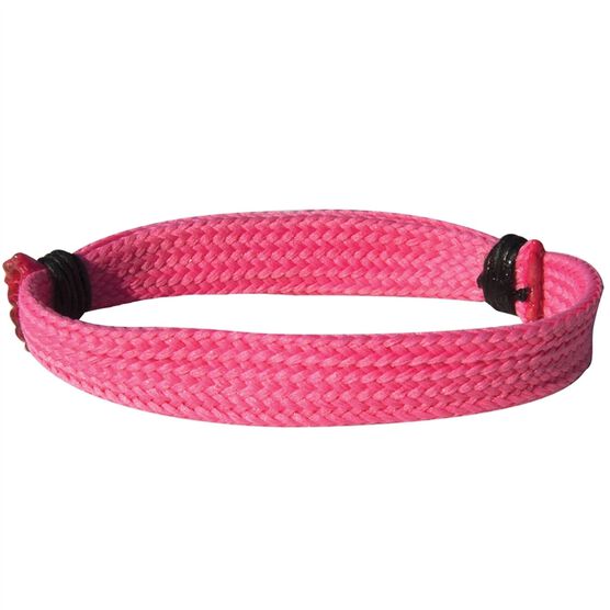 Sport Lace Bracelet Solid Pink Adjustable Lace Bracelet