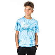 Lacrosse Short Sleeve T-Shirt - Eat. Sleep. Lacrosse Tie Dye