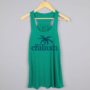 Lacrosse Flowy Racerback Tank Top - Just Chillax'n