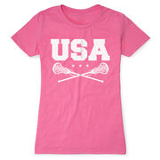 Girls Lacrosse Women's Everyday Tee - USA Girls Lacrosse