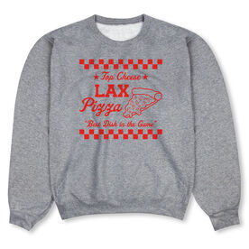 Lacrosse Crew Neck Sweatshirt - Lax Pizza