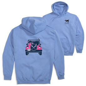 Girls Lacrosse Hooded Sweatshirt - Lax Cruiser (Back Design)