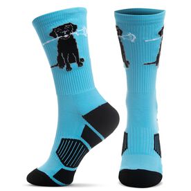 Lacrosse Woven Mid-Calf Socks - Lacrosse Dog