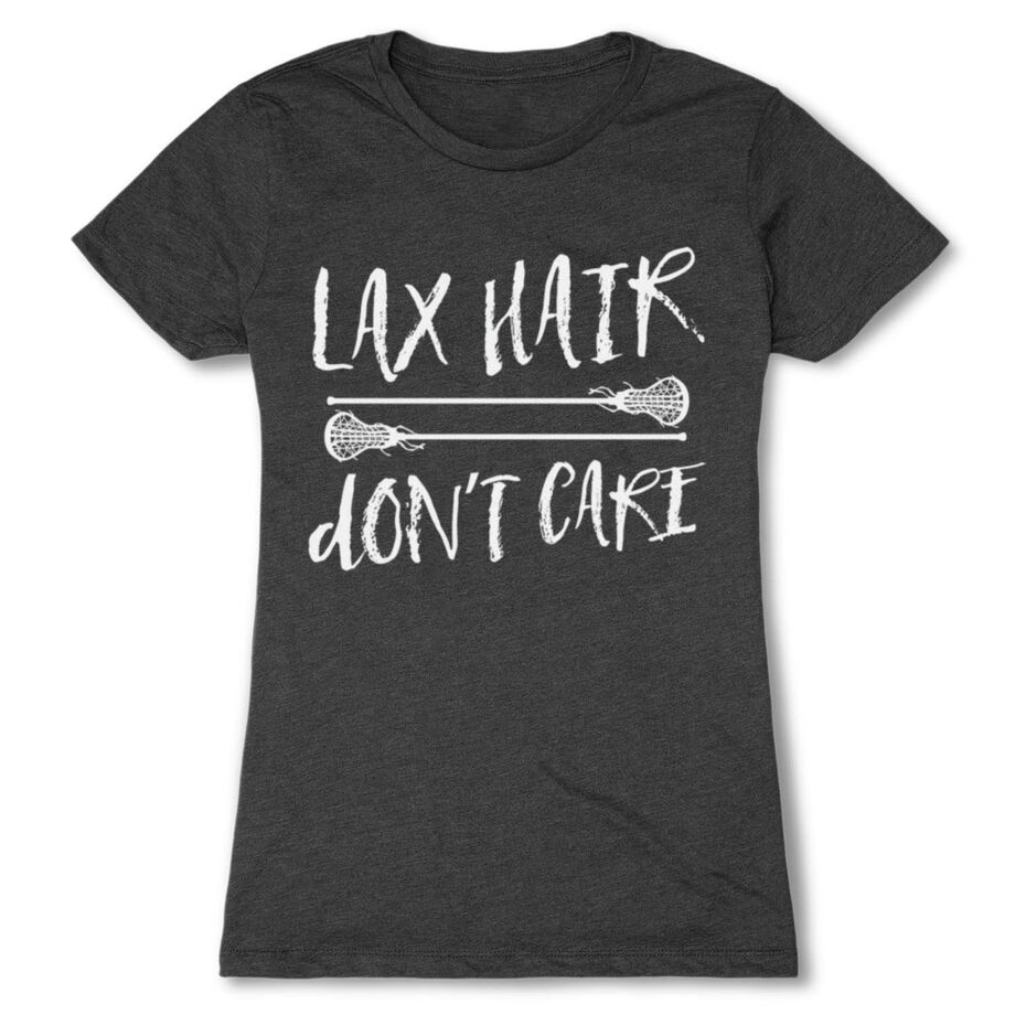 Girls Lacrosse Women's Everyday Tee - Lax Hair Don't Care