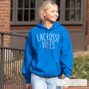 Girls Lacrosse Hooded Sweatshirt - Lacrosse Vibes