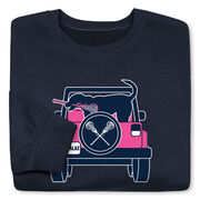 Girls Lacrosse Crewneck Sweatshirt - Lax Cruiser