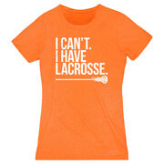 Girls Lacrosse Women's Everyday Tee - I Can't. I Have Lacrosse