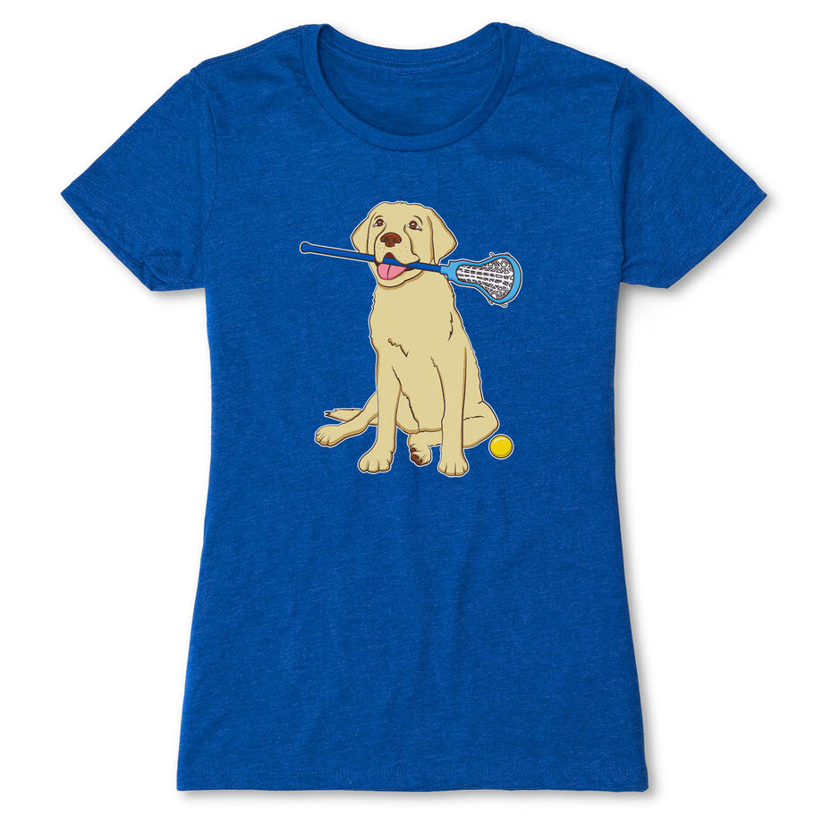 Girls Lacrosse Women's Everyday Tee - Chase The Lax Dog