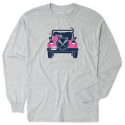 Girls Lacrosse Tshirt Long Sleeve - Lax Cruiser