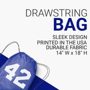 Personalized Drawstring Backpack - Team Number