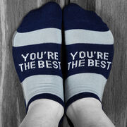 Socrates&reg; Woven Performance Sock - You're The Best Dad