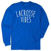 Girls Lacrosse Tshirt Long Sleeve - Lacrosse Vibes