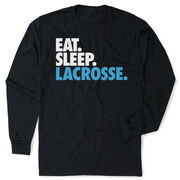 Lacrosse Tshirt Long Sleeve - Eat. Sleep. Lacrosse