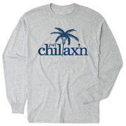 Lacrosse Tshirt Long Sleeve - Just Chillax'n