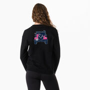 Girls Lacrosse Crewneck Sweatshirt - Lax Cruiser (Back Design)