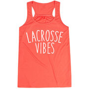 Girls Lacrosse Flowy Racerback Tank Top - Lacrosse Vibes