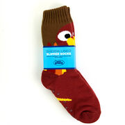 Turkey Slipper Socks with Sherpa Lining