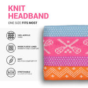 Lacrosse Knit Headband - Lax Girl