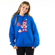 Girls Lacrosse Hooded Sweatshirt - Top Shelf Elf