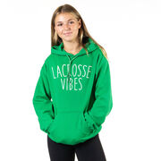 Girls Lacrosse Hooded Sweatshirt - Lacrosse Vibes