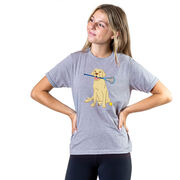 Girls Lacrosse Short Sleeve T-Shirt - Chase The Lax Dog
