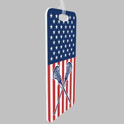 Girls Lacrosse Bag/Luggage Tag - USA Lax Girl