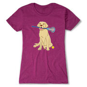 Girls Lacrosse Women's Everyday Tee - Chase The Lax Dog