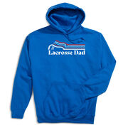Guys Lacrosse Hooded Sweatshirt - Lacrosse Dad Sticks