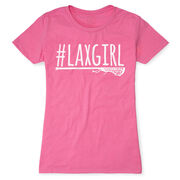 Girls Lacrosse Women's Everyday Tee - #LAXGIRL