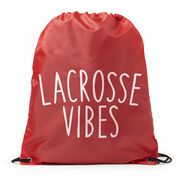 Girls Lacrosse Drawstring Backpack - Lacrosse Vibes