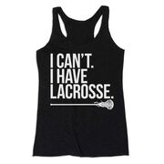 Girls Lacrosse Women's Everyday Tank Top - I Can't. I Have Lacrosse