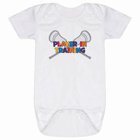 Lacrosse Baby One-Piece - Lacrosse Player in Training