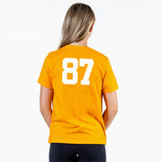 Girls Lacrosse Short Sleeve T-Shirt - My Goal Is To Deny Yours Goalie