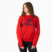 Lacrosse Crew Neck Sweatshirt - Just Chillax'n