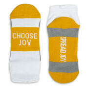 Socrates&reg; Woven Performance Sock Choose Joy (Yellow)