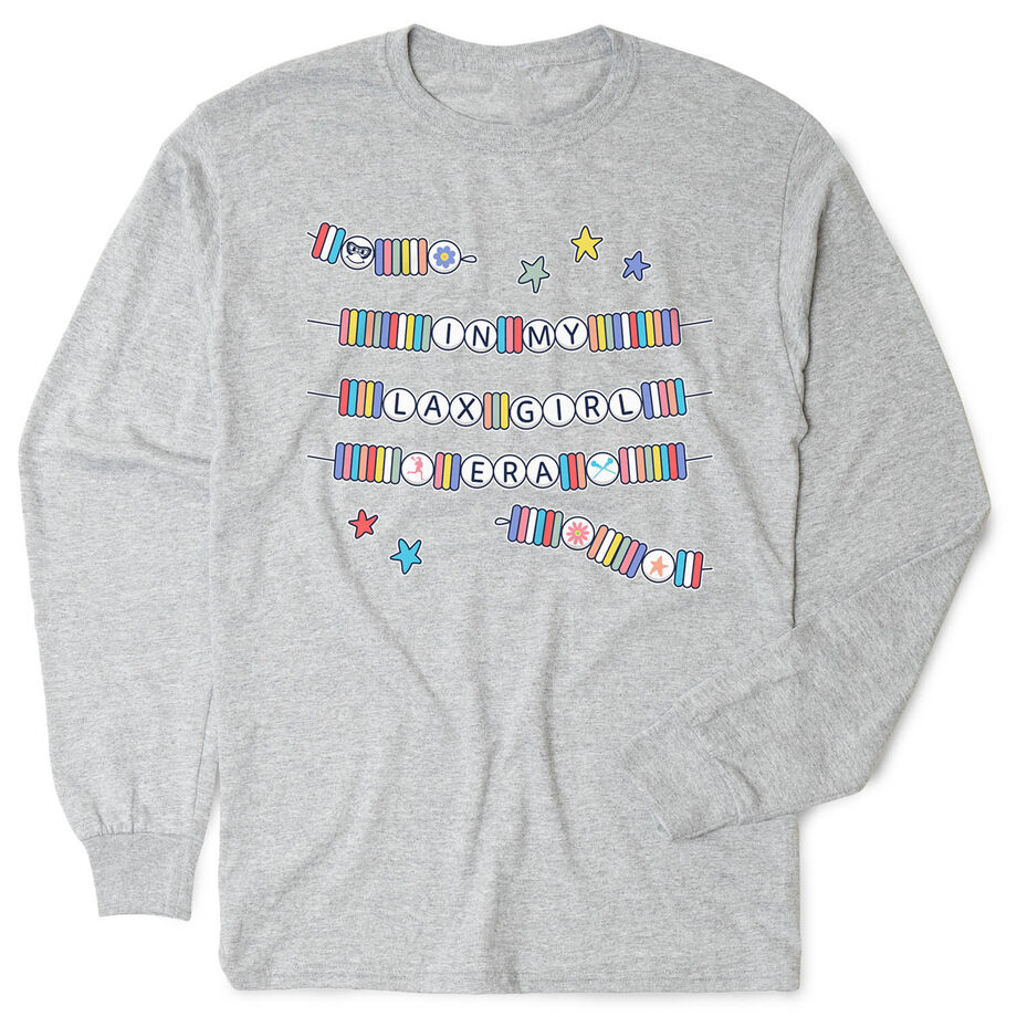Girls Lacrosse Tshirt Long Sleeve - In My Lax Girl Era