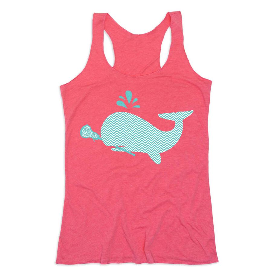 Girls Lacrosse Women's Everyday Tank Top - Lax Whale Chevron