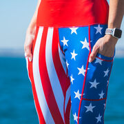 Running Performance Capris - USA